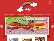 Tablet Screenshot of lazurjunior.com